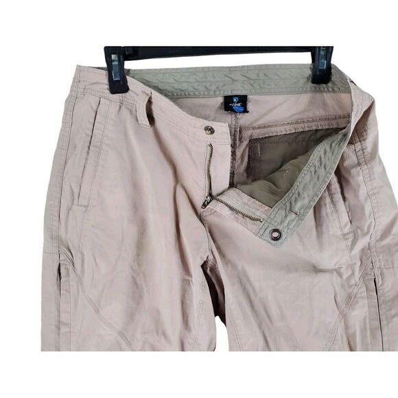 Kuhl Spire Convertible Roll Up Pants Womens 10 R Tan Beige Hiking (31x31.5) - Picture 9 of 16